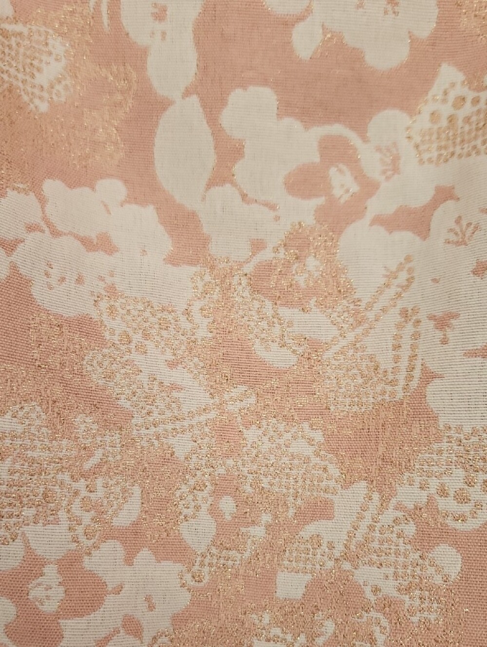 Cute Coquette Formal Eliza J Pink Rose Gold Floral Beaded-Neck Shift Dress - Picture 7 of 7